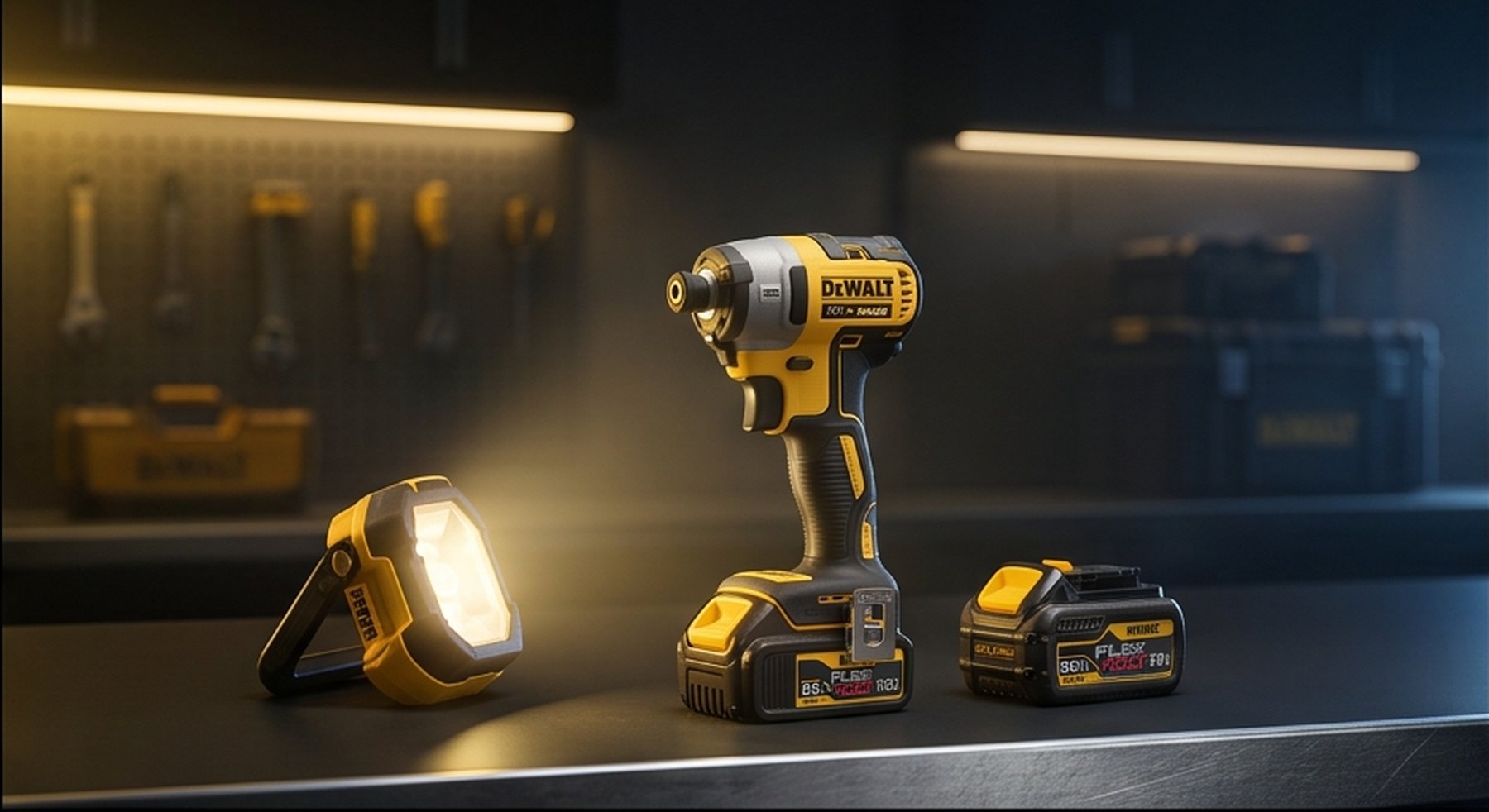 DeWalt excavation field kit - impact driver and work light