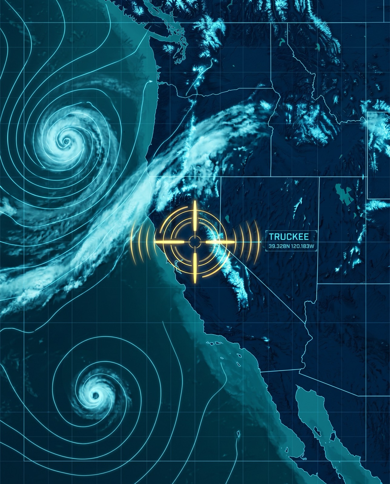 Sierra weather radar and forecast