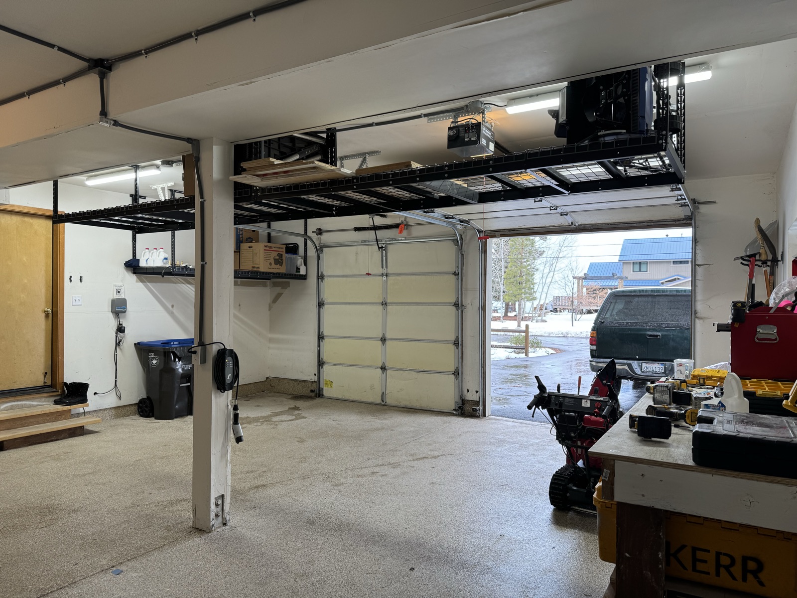 Sim with image projected showing baseball game
