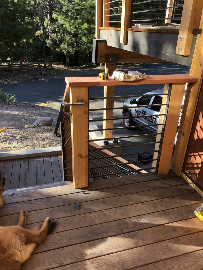 Cable rail post