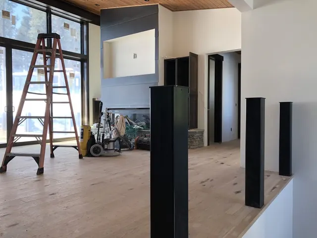 Architectural steel detailing by CC Welding — custom exterior steel for a modern Tahoe home (photo 9 of 28)