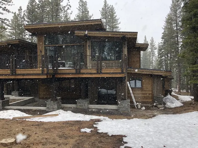 Architectural steel detailing by CC Welding — custom exterior steel for a modern Tahoe home (photo 21 of 28)
