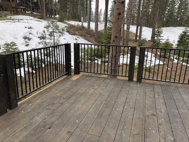 Architectural steel detailing by CC Welding — custom exterior steel for a modern Tahoe home (photo 23 of 28)