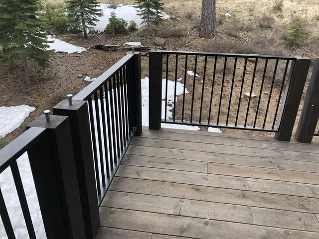 Architectural steel detailing by CC Welding — custom exterior steel for a modern Tahoe home (photo 27 of 28)