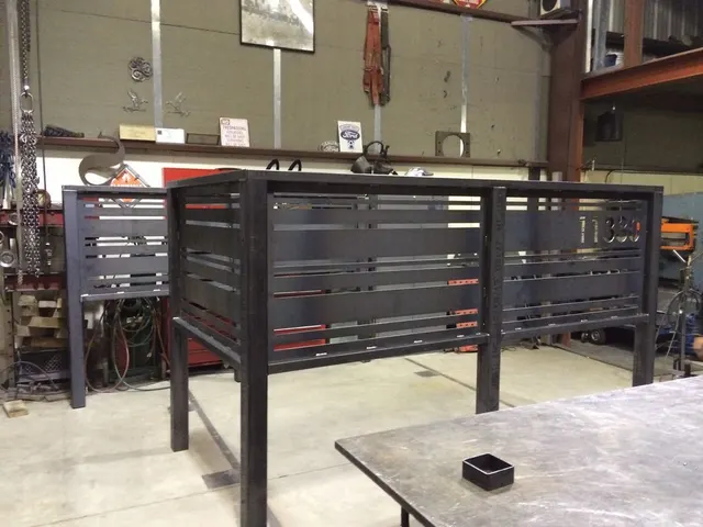 Custom metal fabrication in the CC Welding shop, Reno NV — material stock, jigs, fixtures and work in progress (photo 19 of 383)