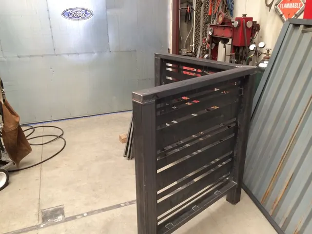 Custom metal fabrication in the CC Welding shop, Reno NV — material stock, jigs, fixtures and work in progress (photo 51 of 383)