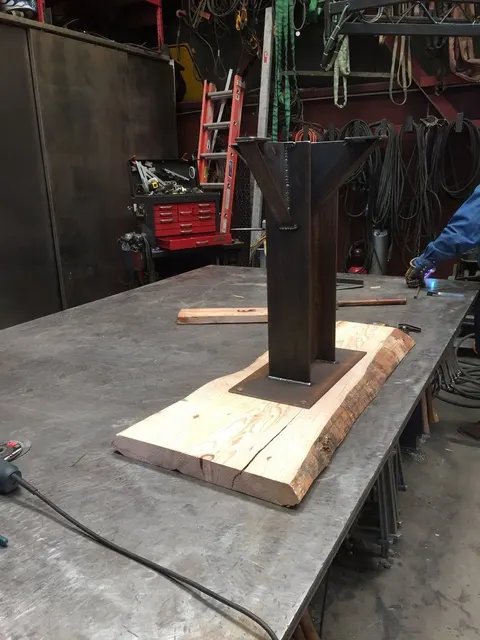 Custom metal fabrication in the CC Welding shop, Reno NV — material stock, jigs, fixtures and work in progress (photo 82 of 383)