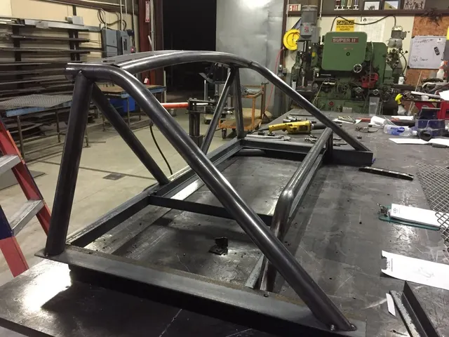 Custom metal fabrication in the CC Welding shop, Reno NV — material stock, jigs, fixtures and work in progress (photo 122 of 383)