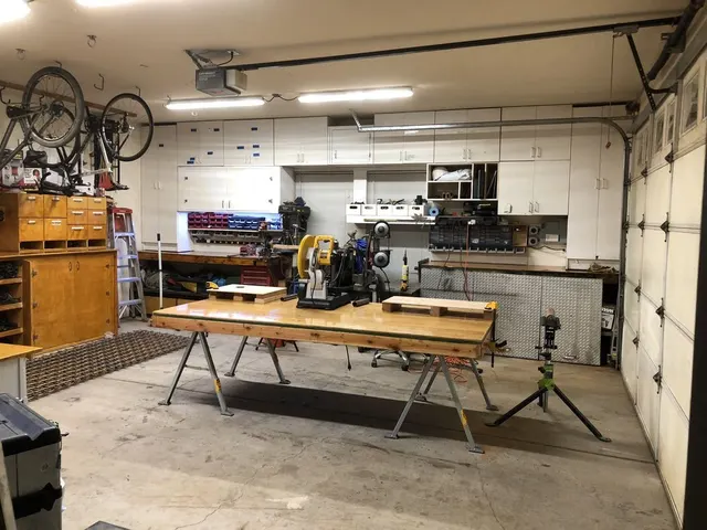 Custom metal fabrication in the CC Welding shop, Reno NV — material stock, jigs, fixtures and work in progress (photo 181 of 383)