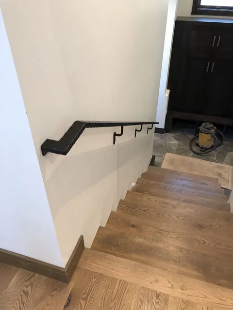 Custom railing and balustrade fabrication by CC Welding — stone-step handrails, cable rail and picket panels for Tahoe homes (photo 97 of 152)