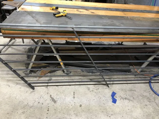 Custom railing and balustrade fabrication by CC Welding — stone-step handrails, cable rail and picket panels for Tahoe homes (photo 111 of 152)