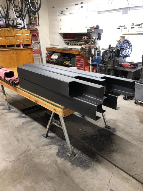 Structural steel fabrication by CC Welding — beams, columns, base plates and stair stringers for Tahoe projects (photo 30 of 68)