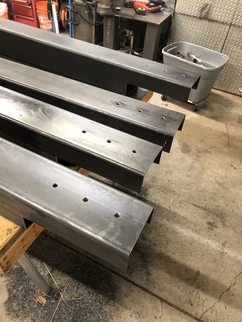 Structural steel fabrication by CC Welding — beams, columns, base plates and stair stringers for Tahoe projects (photo 32 of 68)